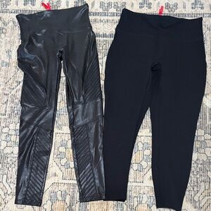 2 pair Spanx legging. Size MP